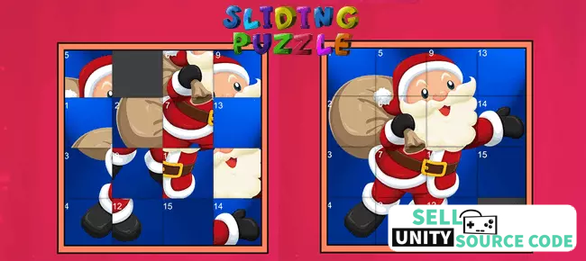 Slide & Solve: Festive Picture Puzzle Game Source Code