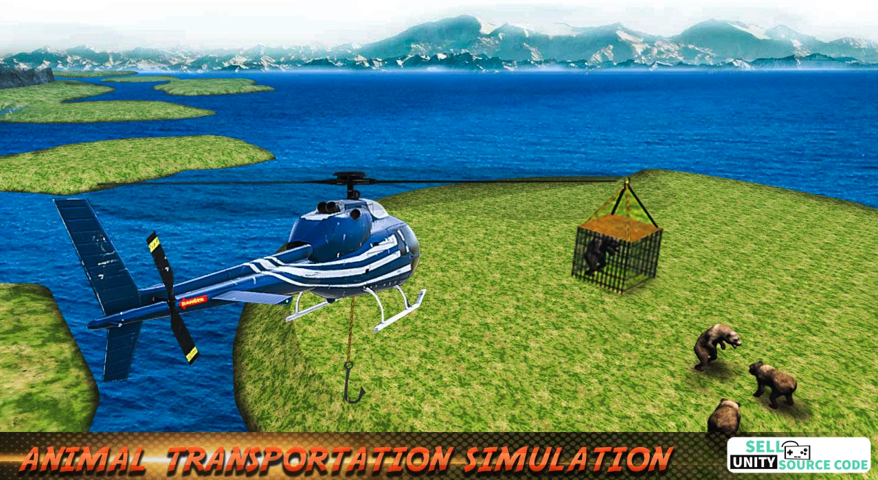 Animal Helicopter Sea Transport