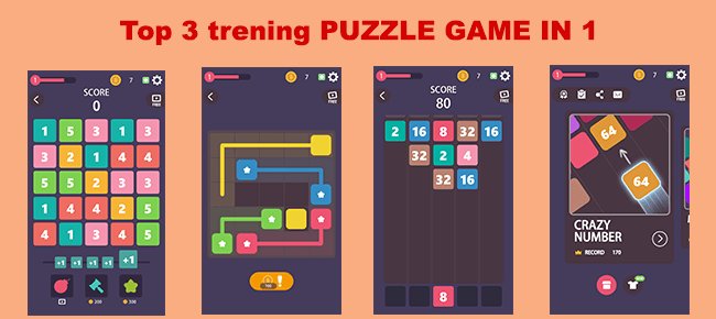 Puzzle Box : 3 games in 1