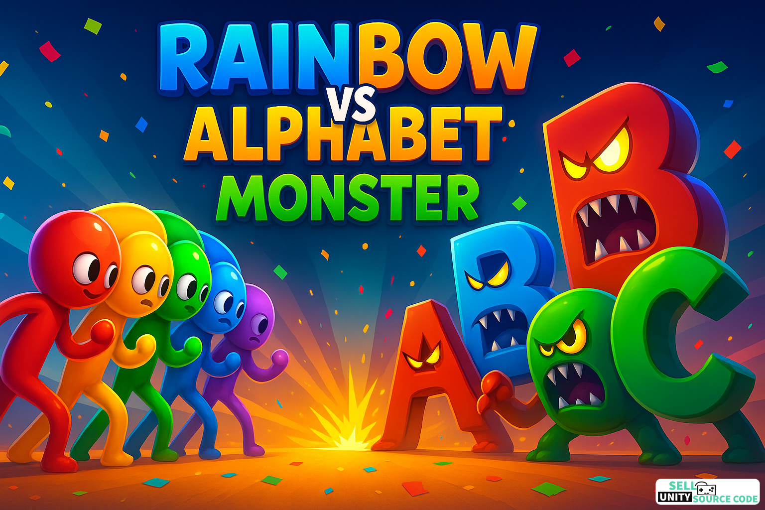 Rainbow Vs Alphabet : Monster