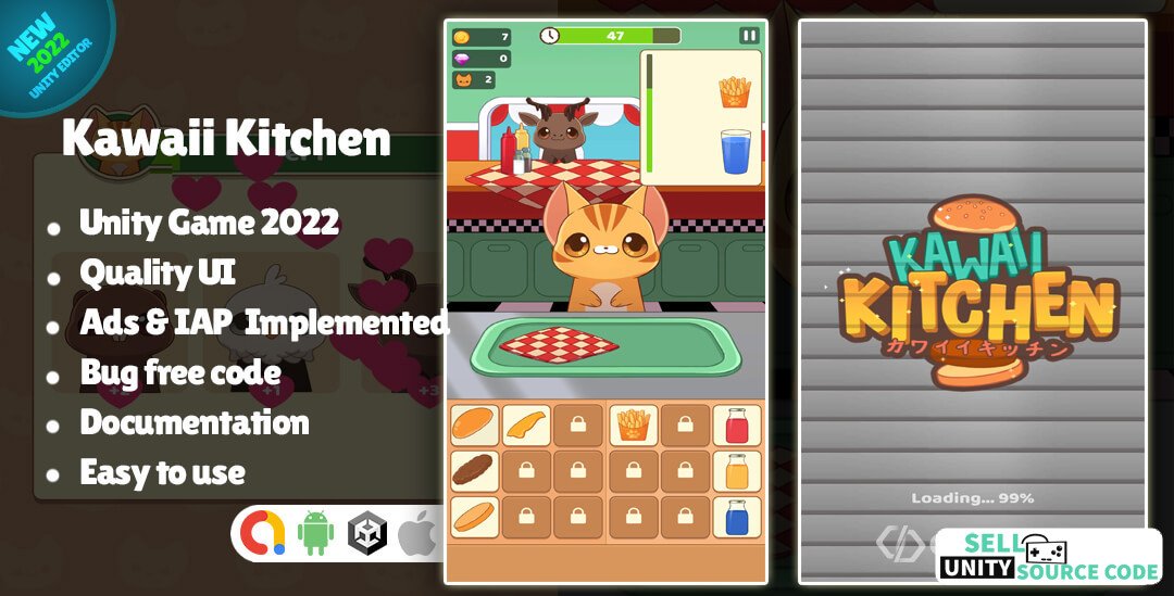 Kawaii Kitchen Best Unity Multiplayer Game