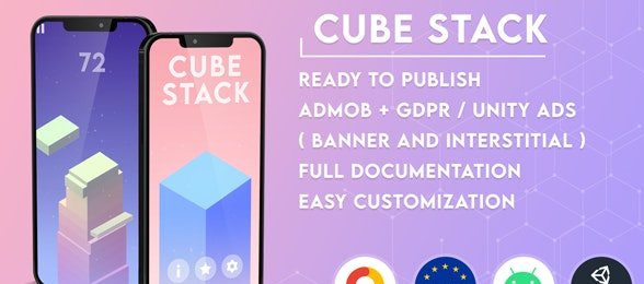 Cube Stack Game Source Code