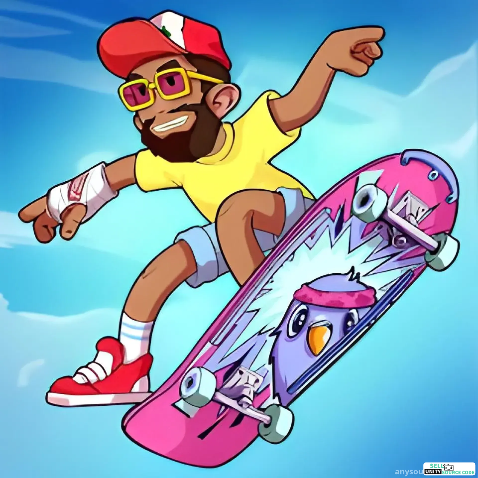 Skater Fall: Surf the Worlds Unity Code 2024