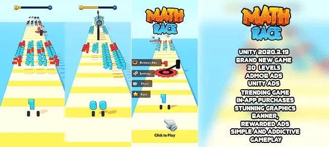 Math Race | Brand New Hypercasual Puzzle Game | Trending Game