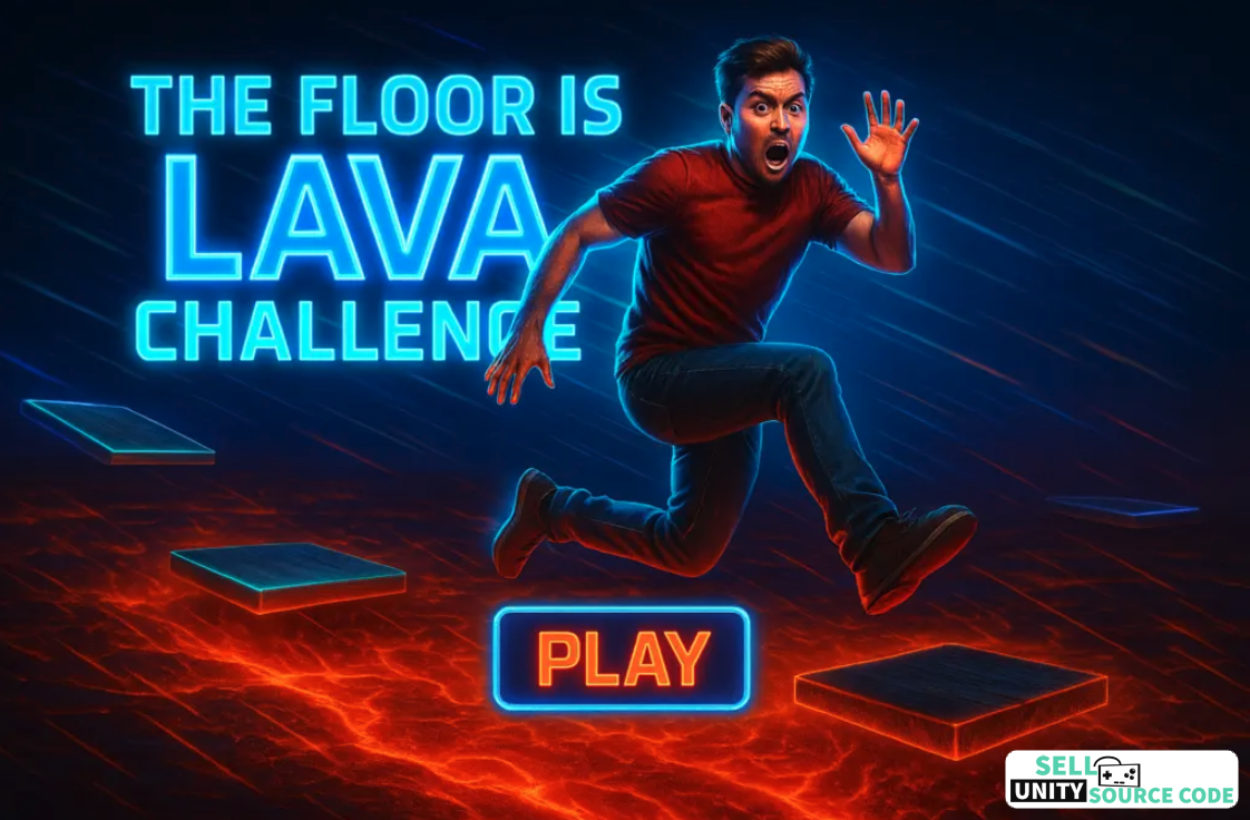 The Floor is Lava Challenge Game