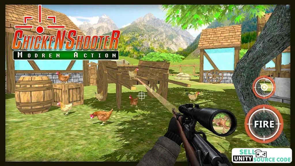 Chicken Shooter: Chicken Scream Hunting Tough Game
