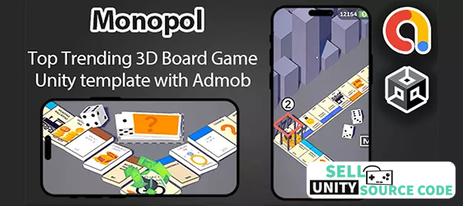 Monopol – Complete 3D Board Game Template Unity + Admob