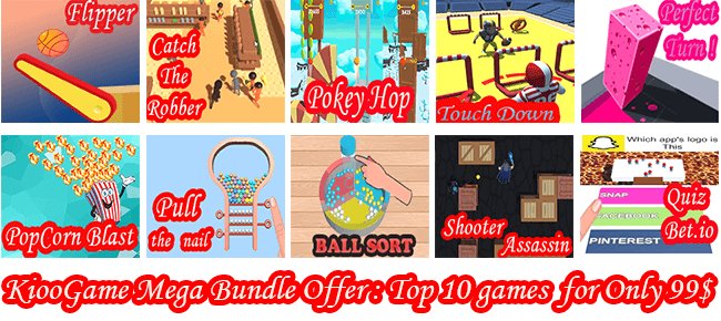 Kioo Games Mega Bundle Offer: Top Trending 10 Games