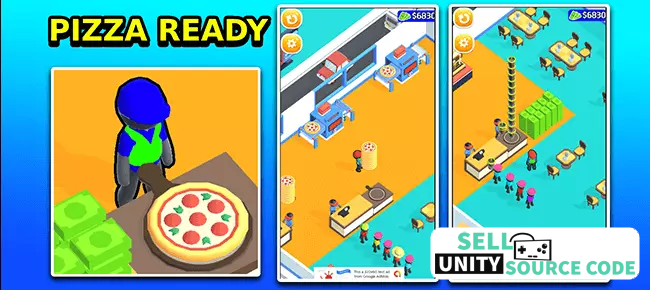 Pizza Ready 3D Idle Restaurant Game Unity Source Code