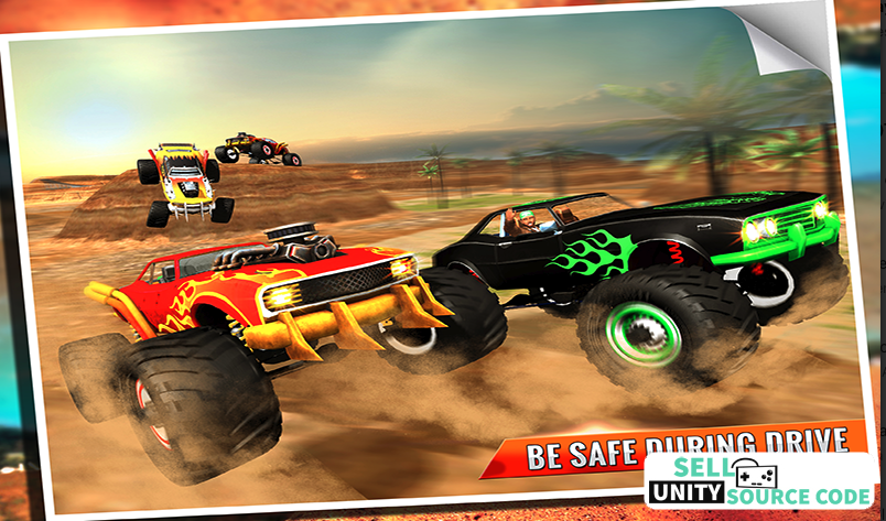 4x4 offroad Monster Truck Impossible Desert Track