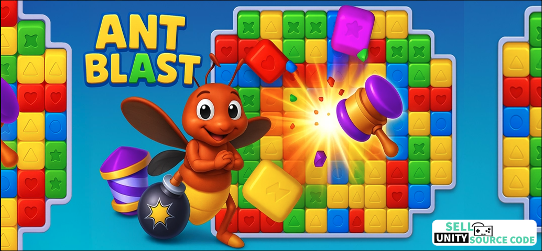 Ant Bomb: Match Blast Puzzles Game Source Code