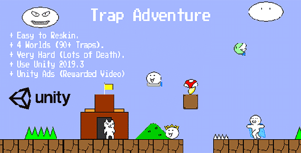 Trap Adventure (90+ Traps) – Unity Game Template