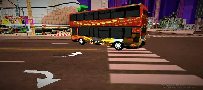 American Football Passenger Bus Game : Coach Simulation Game