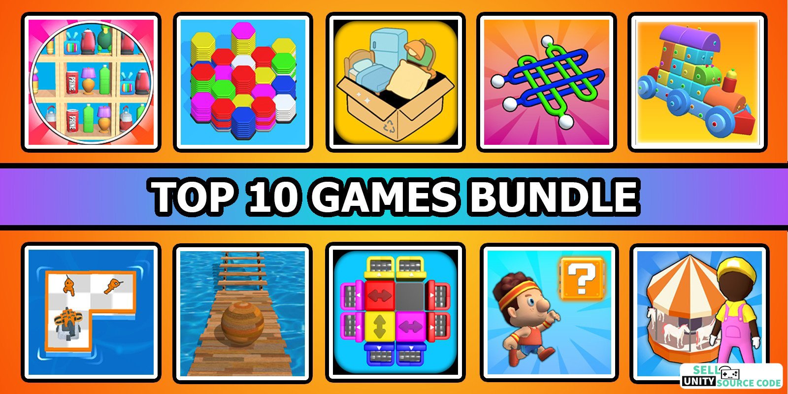 Mega Bundle Sale - 10 Top Trending Unity Games