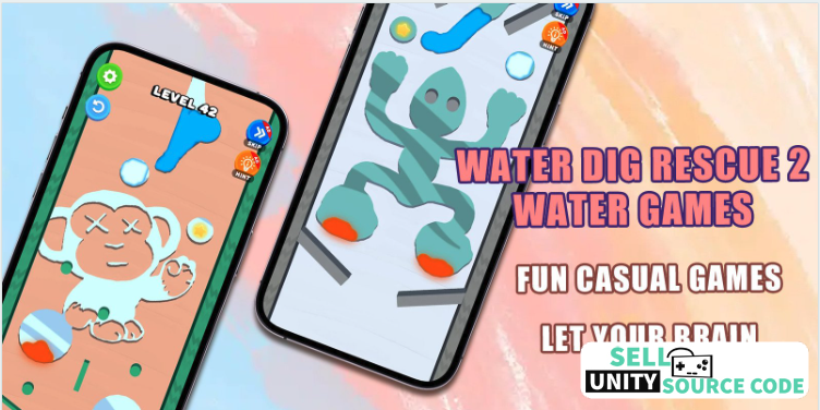 Water Dig Rescue 2 - Unity Source Code