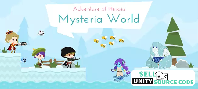 Mysteria World: Adventure of Heroes (64 Levels + 9 Bosses) – Unity Game Template