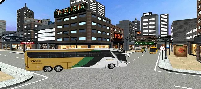 City Coach Bus Passenger Driving : Bus Parking 2021