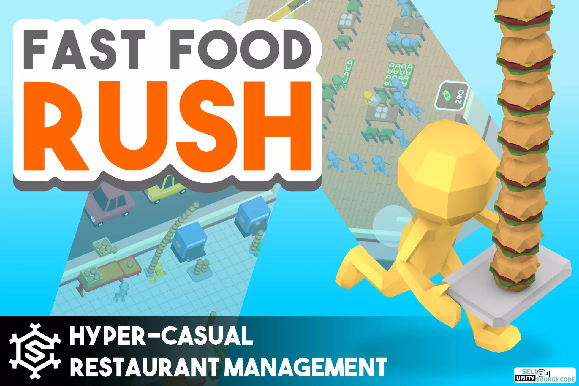 Fast Food Rush – Hyper Casual Restaurant Management