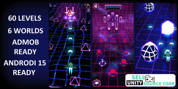 Neon Space Mission Complete Unity Project