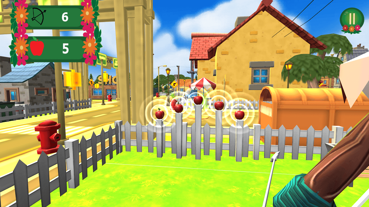 Archery Apple Shooter 3d Slingshot Knockdown Shooting 64 Bit