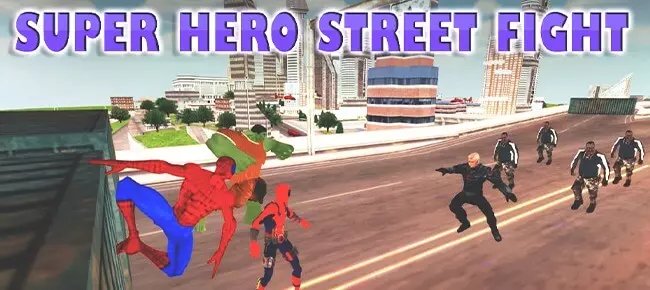 Super Heroes Street Fights : Crime City Battle 64 Bit