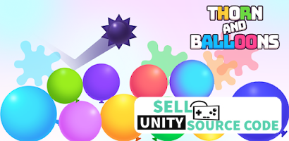 Thorn And Balloons: Bounce pop Source Code Game Unity