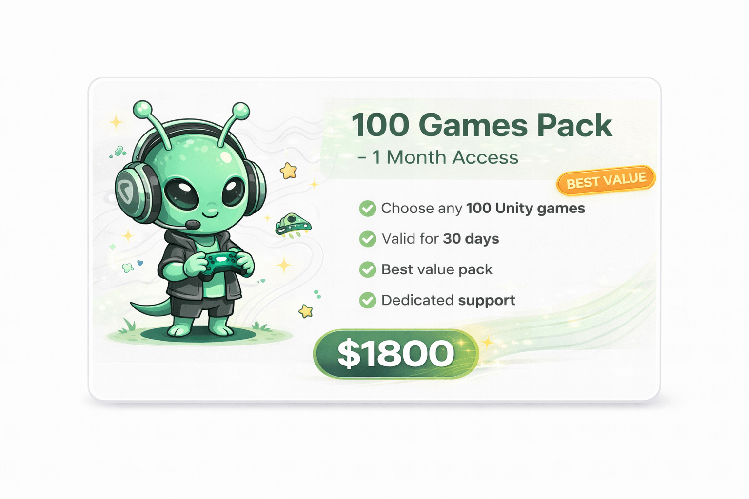 100 Games Pack – 1 Month Access source code