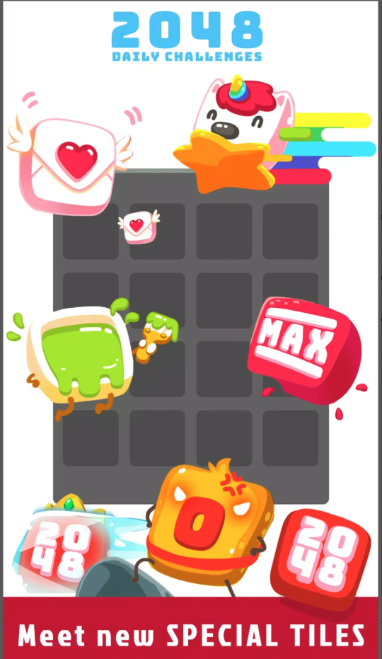 2048 Daily Unity Source Code – Daily Challenge Number Puzzle Game with Unique Modes screenshot 5