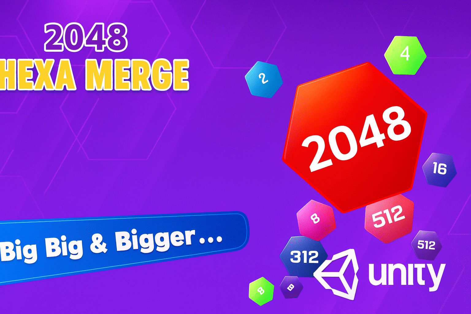 2048 Hexa Merge Drop Puzzle – Control Number Merge source code
