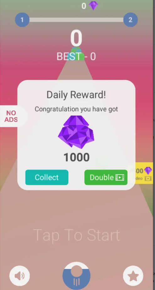 3D Color Ball Adventure Unity Source Code – Endless Speed Ball Game Template for Android &amp; iOS screenshot 2