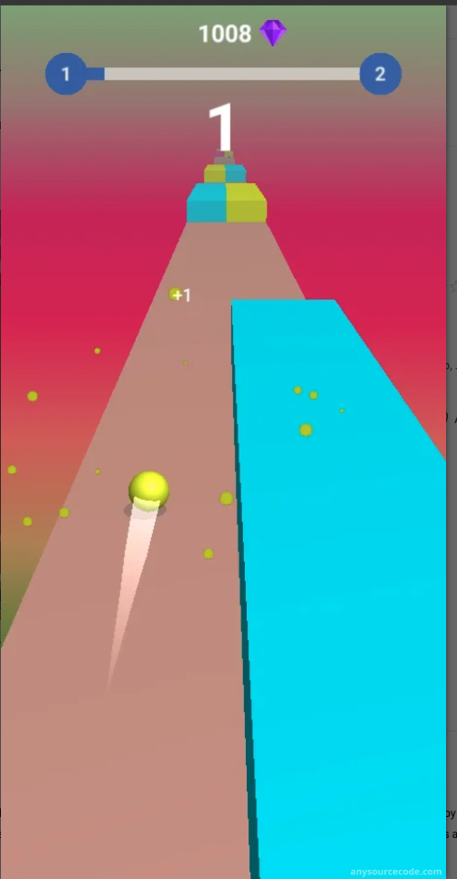 3D Color Ball Adventure Unity Source Code – Endless Speed Ball Game Template for Android &amp; iOS screenshot 5