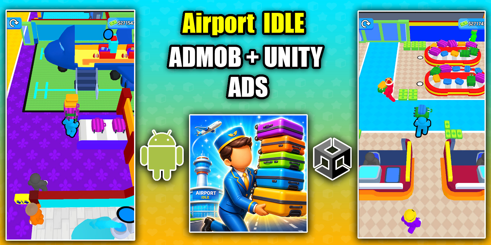 Airport Idle 3D Unity Game Source Code screenshot 5