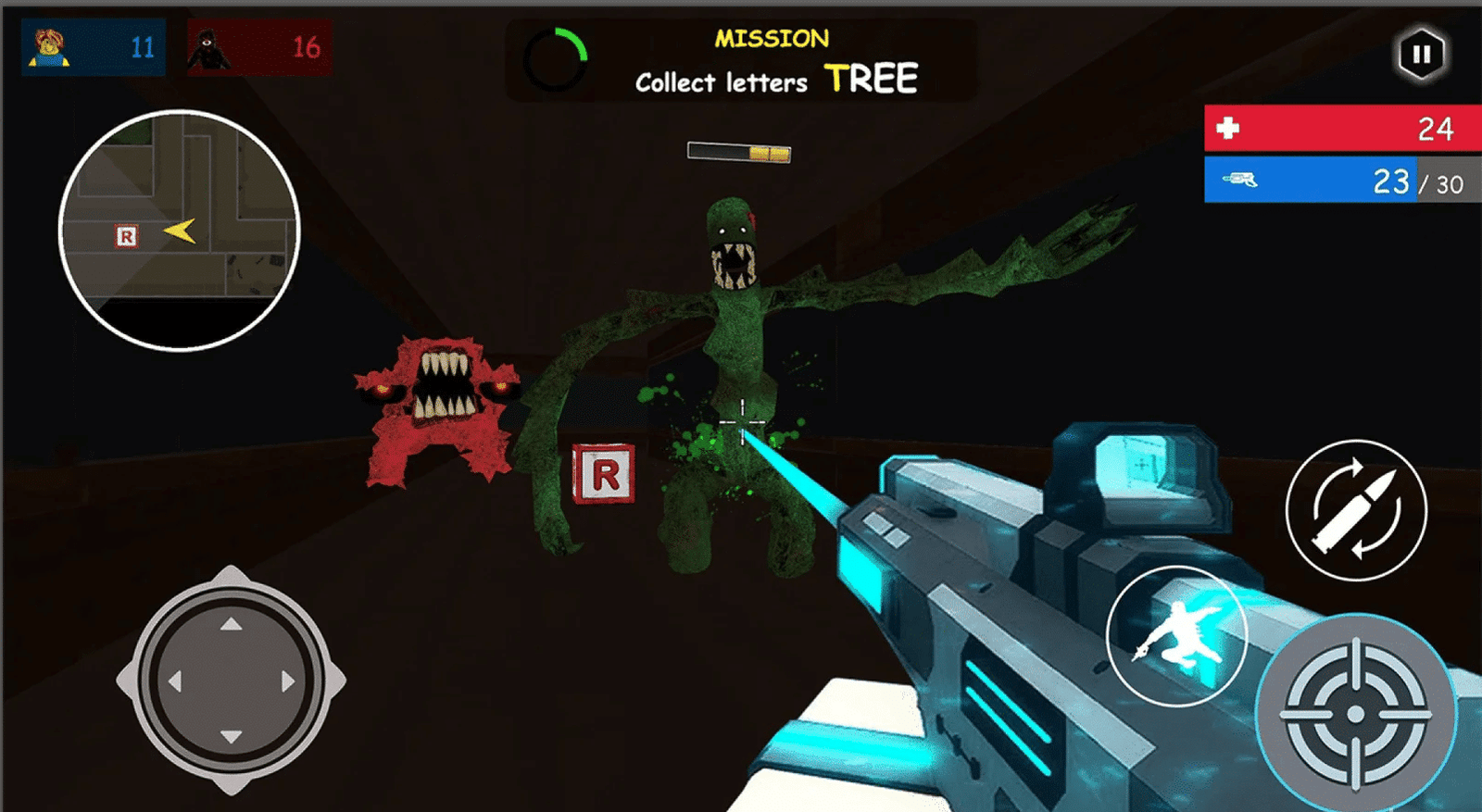 Alphabet Shooter: Survival FPS source code