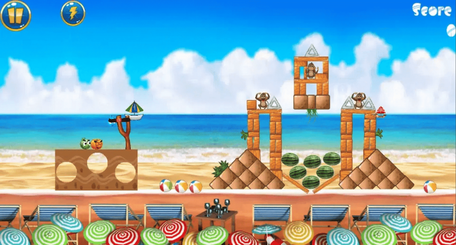Angry Fruits – Slingshot Adventure Game screenshot 4