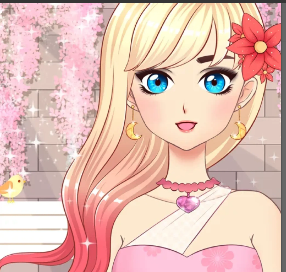 Anime Girls Fashion - Makeup &amp; Dress Up Game screenshot 2
