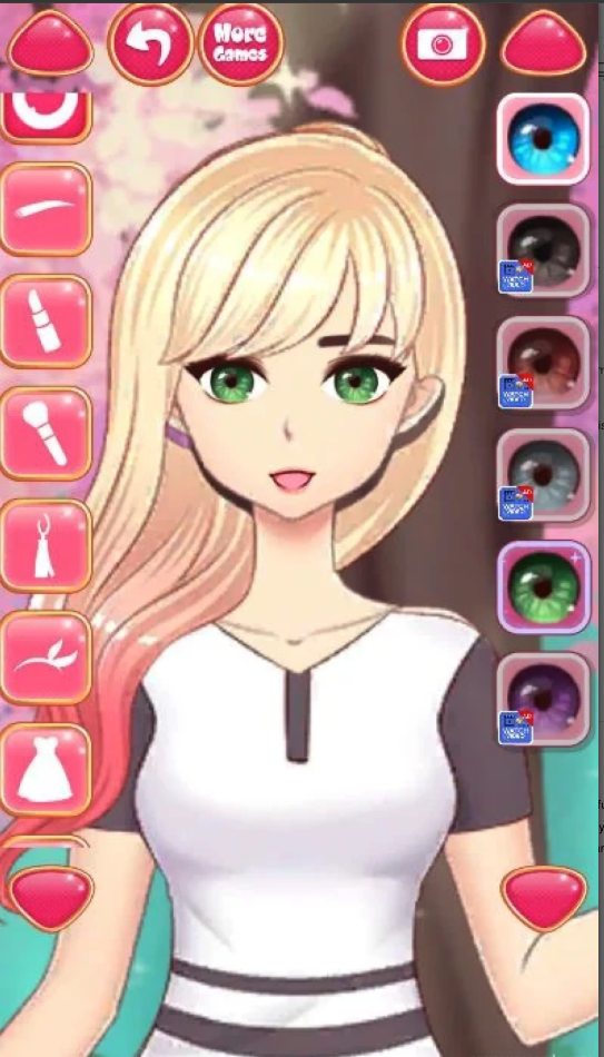 Anime Girls Fashion - Makeup &amp; Dress Up Game screenshot 6