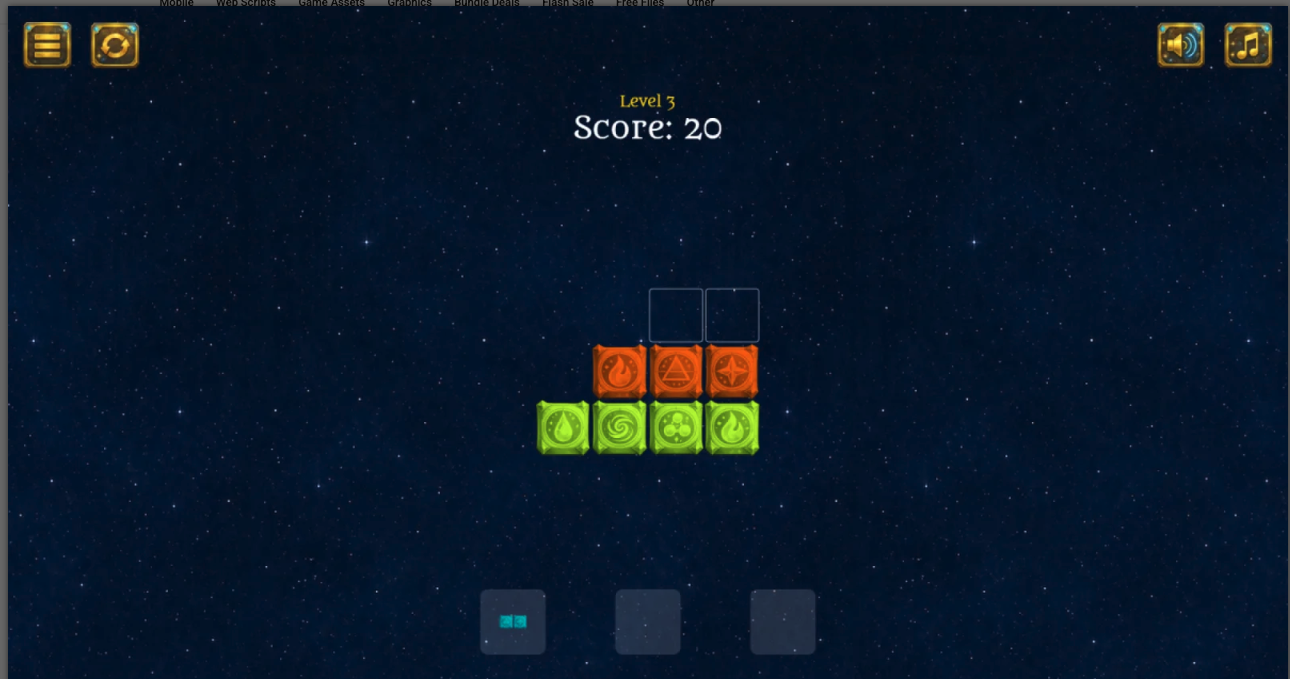 Arcane Blocks Game Source Code – Magical Grid Puzzle Game screenshot 5