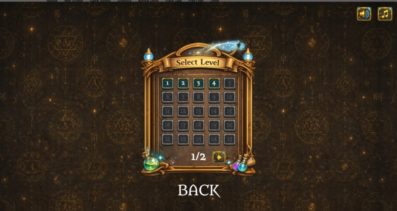 Arcane Blocks Game Source Code – Magical Grid Puzzle Game screenshot 6