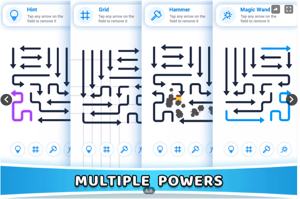 Arrow Puzzle Unity Source Code – Complete Arrow Logic Puzzle Game | SellUnitySourceCode.com screenshot 6