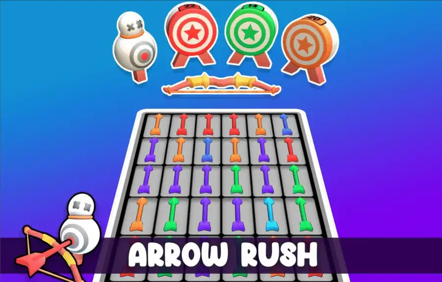 Arrow Rush – Hyper Casual Tap & Shoot Unity Game – SellUnitySourceCode.com screenshot 4
