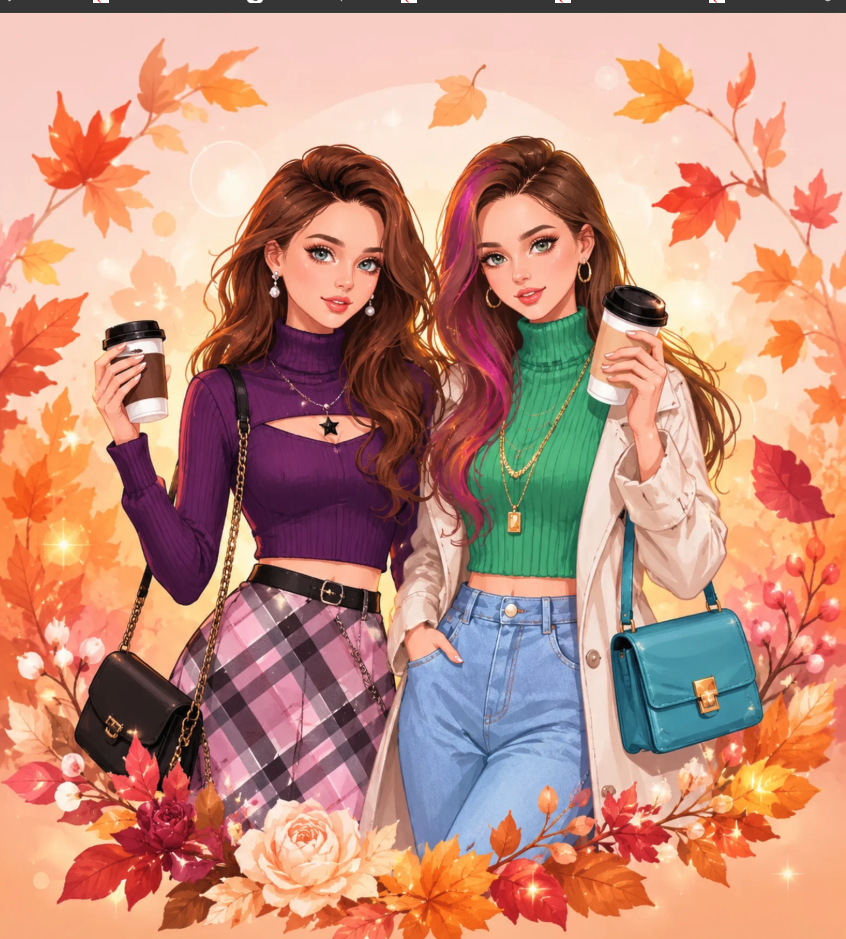 Autumn fashion game for girls