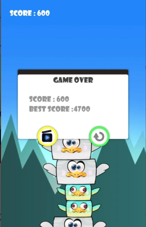 Avian Tower Unity Source Code – Endless Bird Stacking Casual Game Template screenshot 3