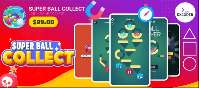 Ball Collect 3D – Hyper Casual Unity Game SellUnitySourceCode.com source code