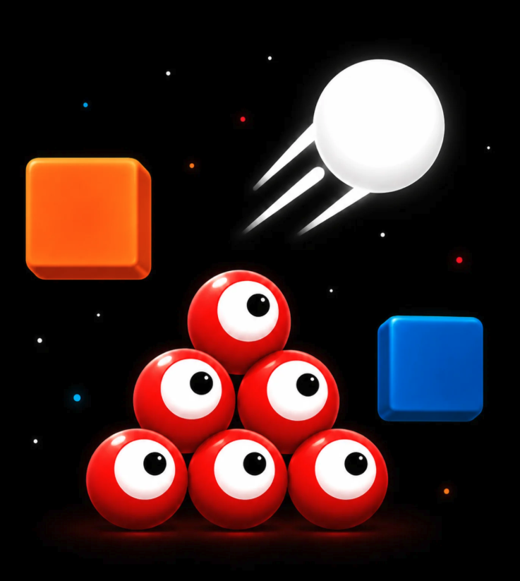 Ballz Rush Unity Game Source Code – Endless Survival Arcade Game source code