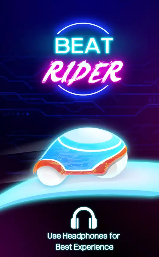 Beat Rider – Neon Racing Game SellUnitySourceCode screenshot 3
