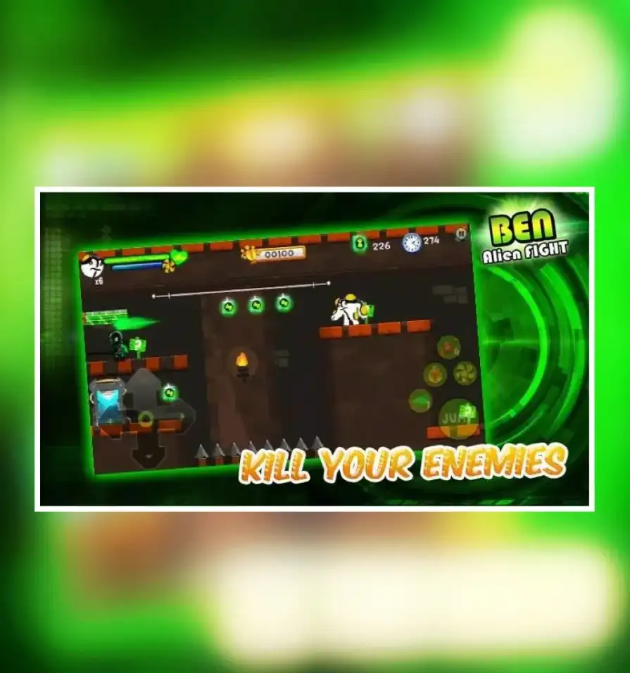 Ben Alien Fight: StampFire Attack screenshot 4