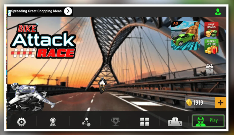 Bike Attack Race : Highway Tricky Stunt Rider screenshot 4