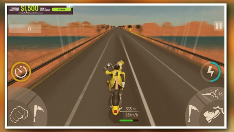 Bike Attack Race : Highway Tricky Stunt Rider screenshot 10
