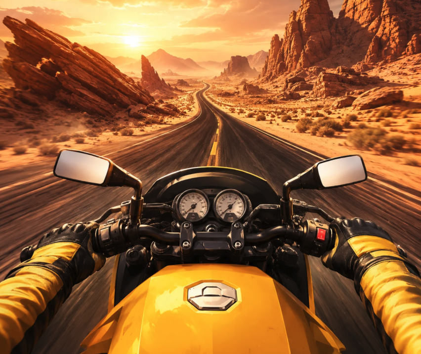 Bike Highway Rider screenshot 2