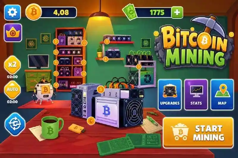 Bitcoin Mining: Idle Simulator source code